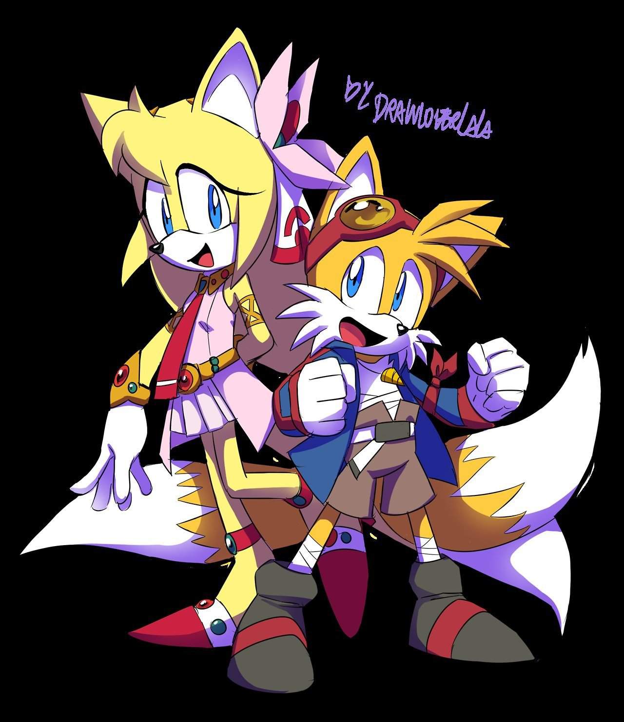 Tails the fox x zooey Sonic the Hedgehog! Amino