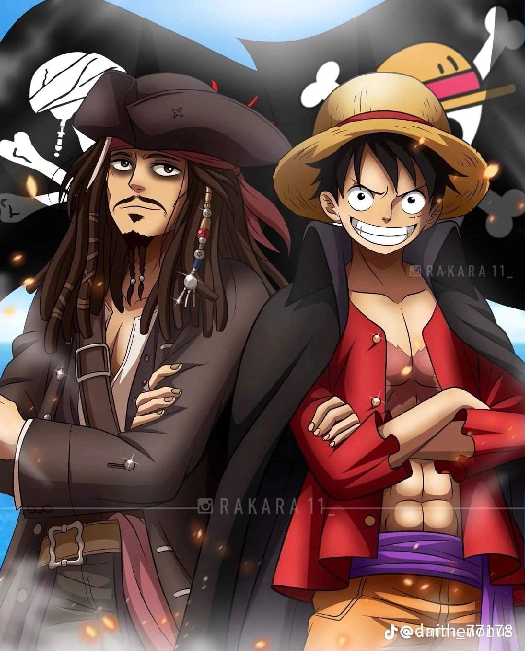 Luffy x Jack Sparrow •Anime• Amino