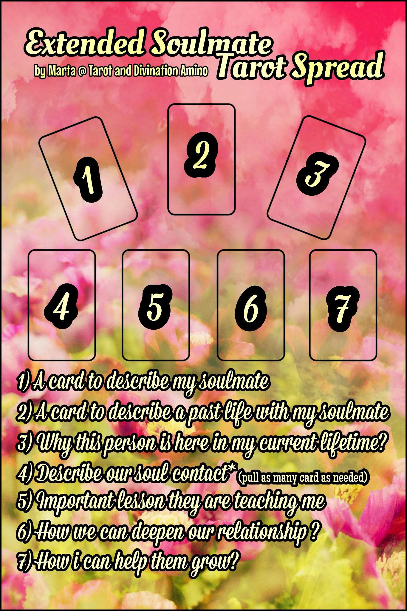 Extended Soulmate Tarot Spread Wiki Tarot And Divination Amino
