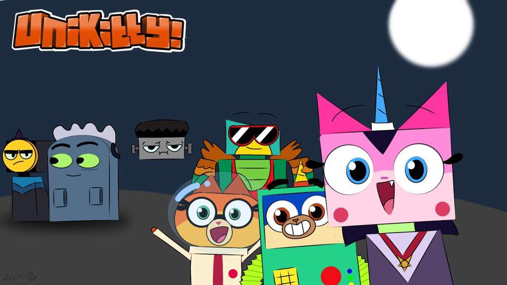 Unikitty Halloween Poster | Speedpaint | Unikitty! Amino