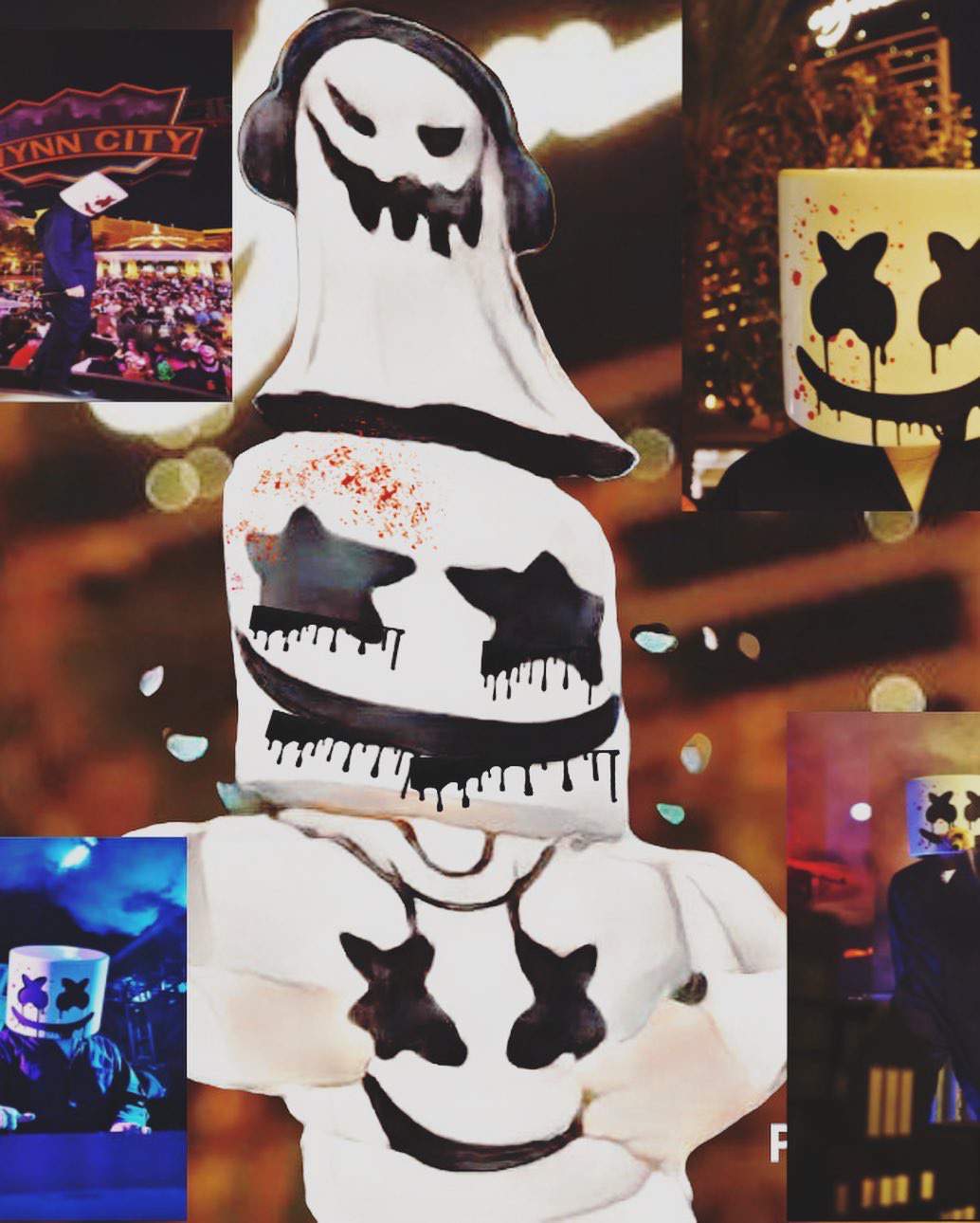 💙🎃🎃🎃🎃Happy Halloween Everyone and I’m Marshmello For Halloween this