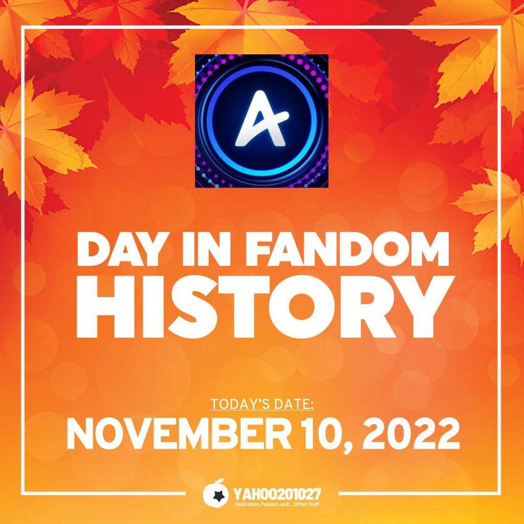 Day In Fandom History November 10 2022 Cartoon Amino