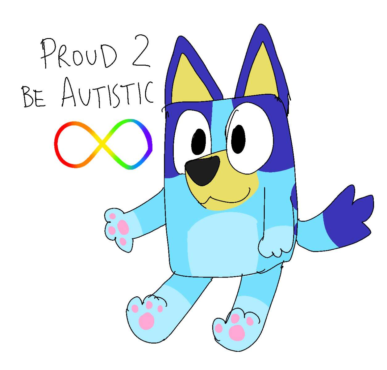 Autism Pride Bluey 🌈 Bluey Amino