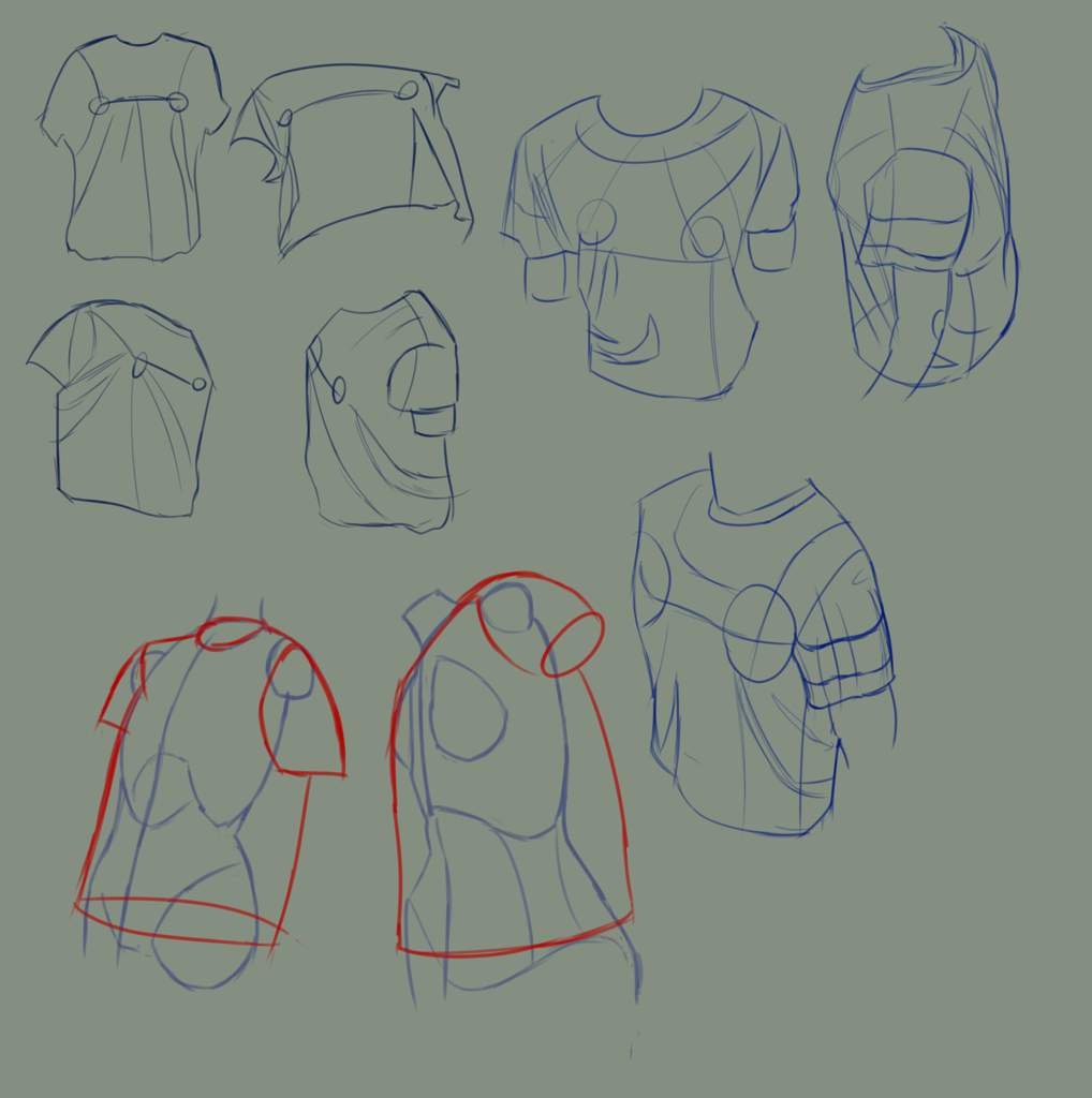Clothing perspective practice | Art Amino