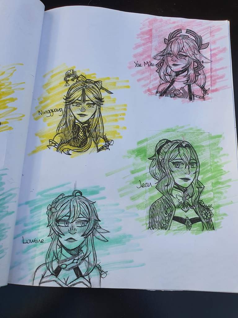 Art Block Sketches Genshin Impact Amino