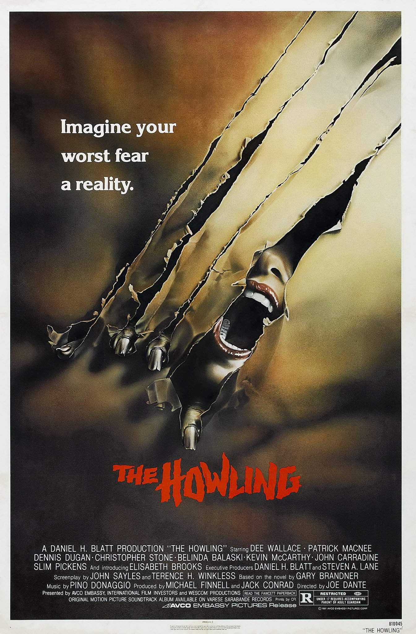 The Howling Movies Posters Horror Amino 5813