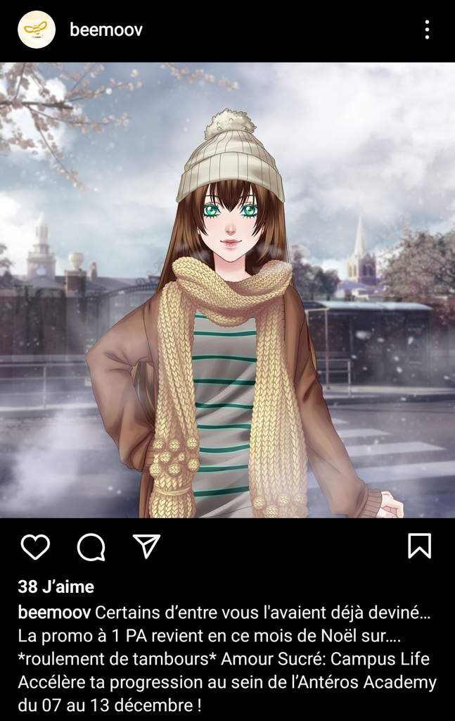 Amour Sucré Campus Life retour de la promo 1 PA au lieu de 2 PA Amour Sucré, Eldarya France