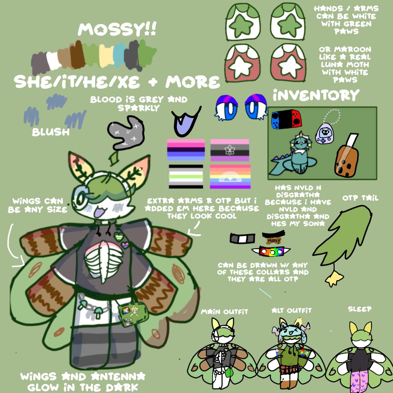 woah kinsoma ref sheet | Therian Amino