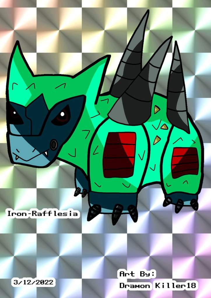 Iron Rafflesia (Venusaur future Paradox form) reworked ⚙️🌸🐢🌱 Anime