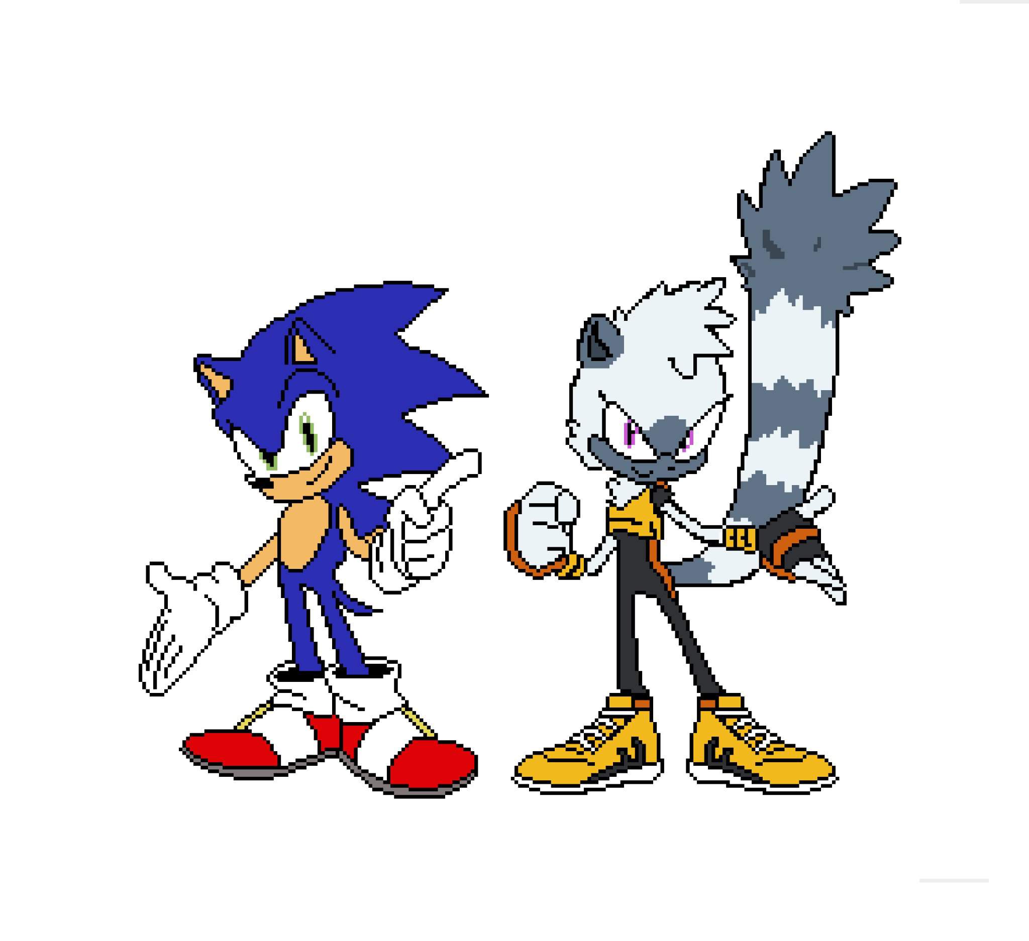 Tangle's official art recreated in sprite form to go with this Sonic