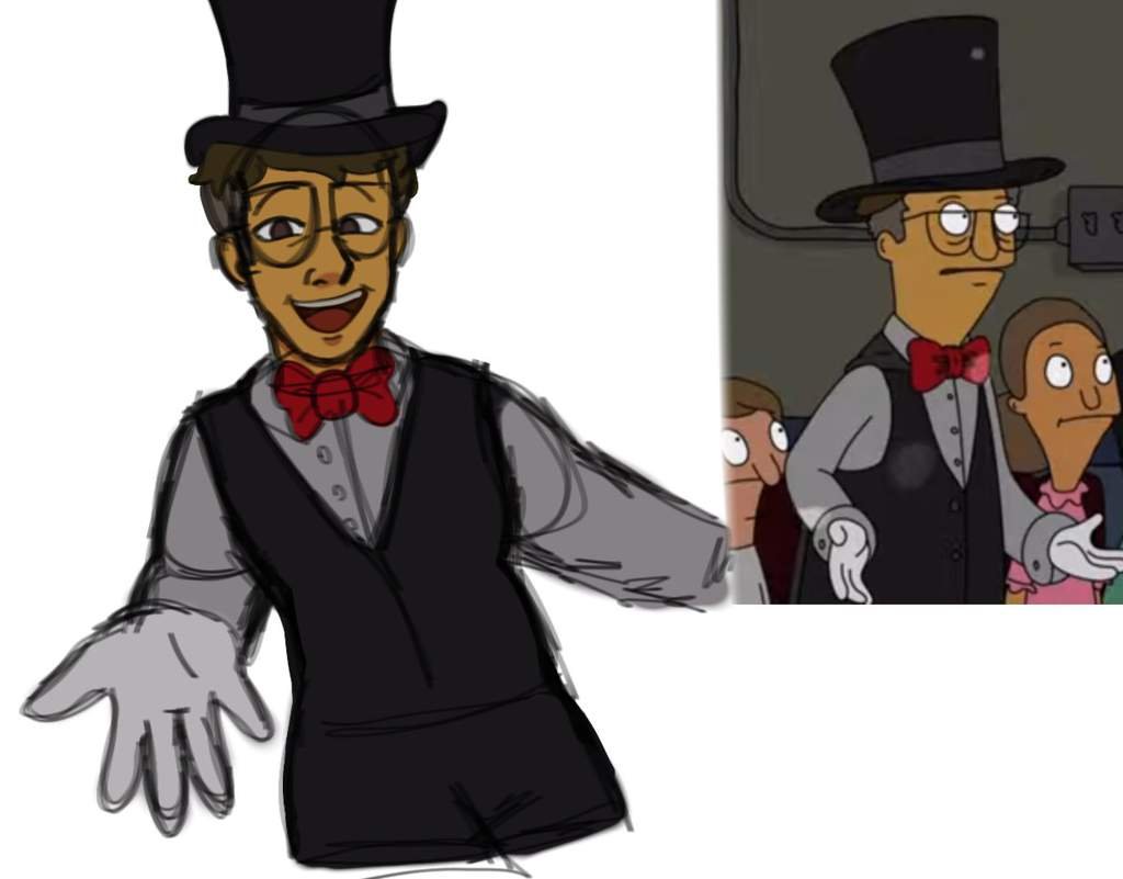 Mort sketch dump Bob's Burgers Amino Amino