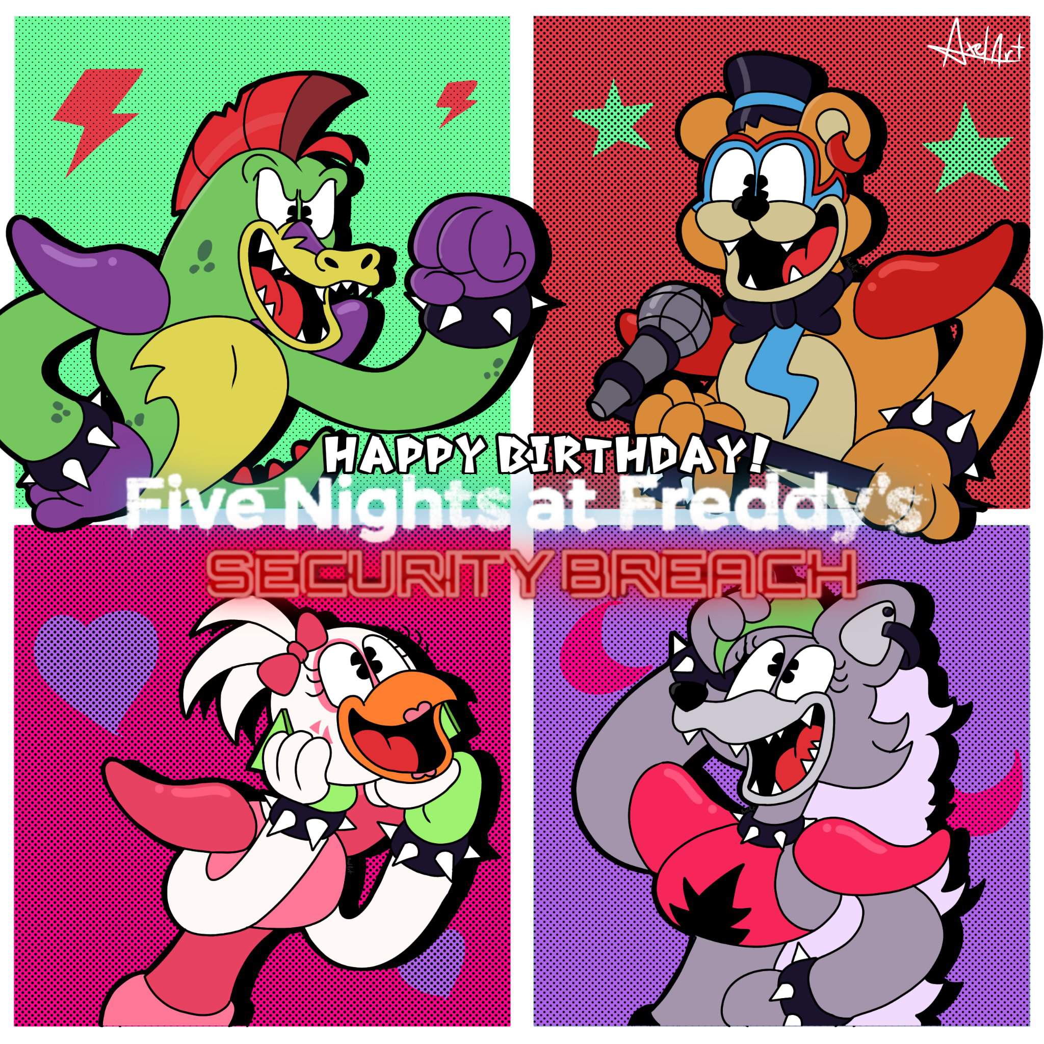 Happy Birthday Fnaf Security Breach | FNaF Amino [ Español ] Amino