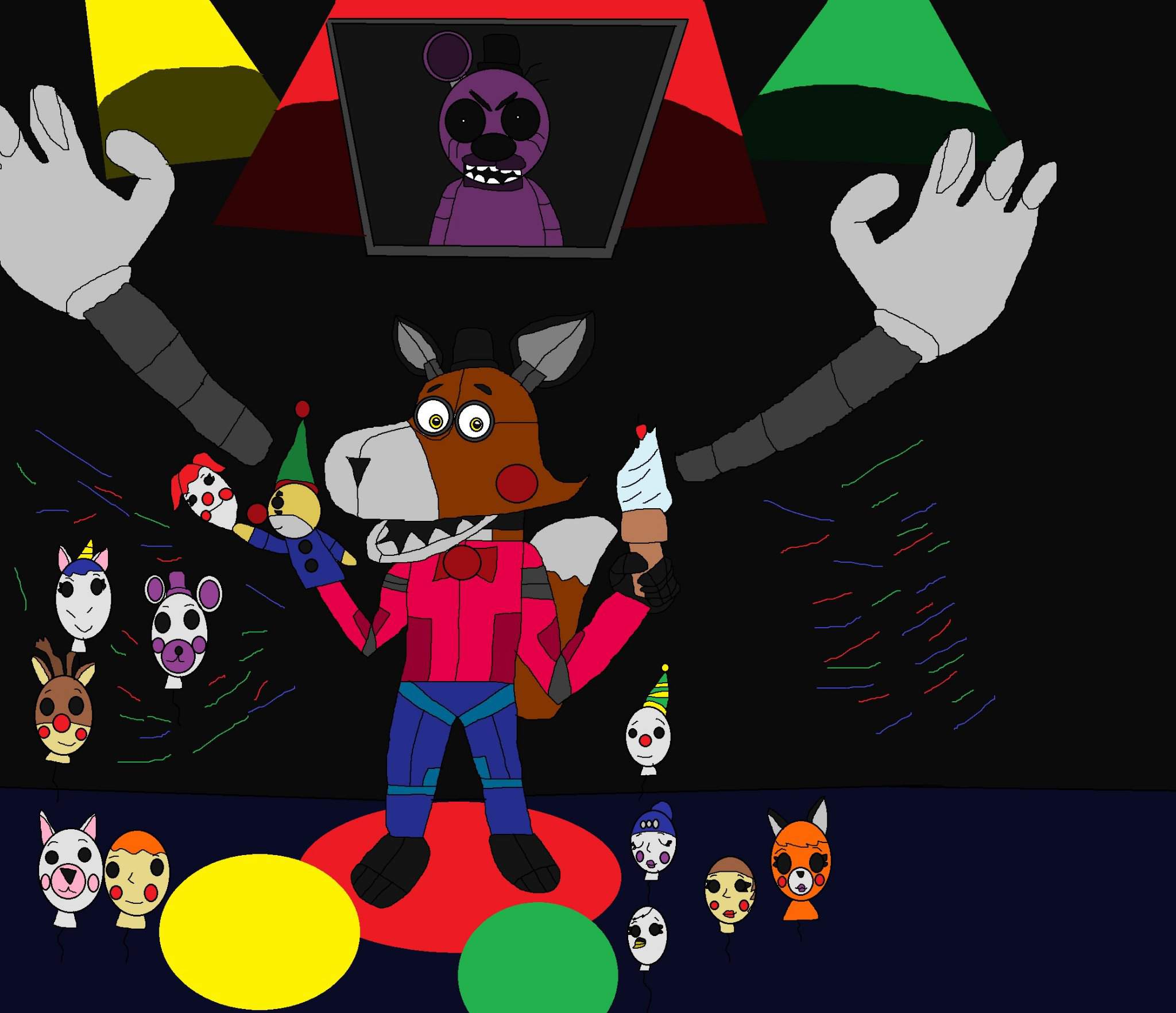 Sister Location Circus Fox Fnaf Freddy Fazbear Pizza World Fnaf ️💛 ️💛 Amino 3168