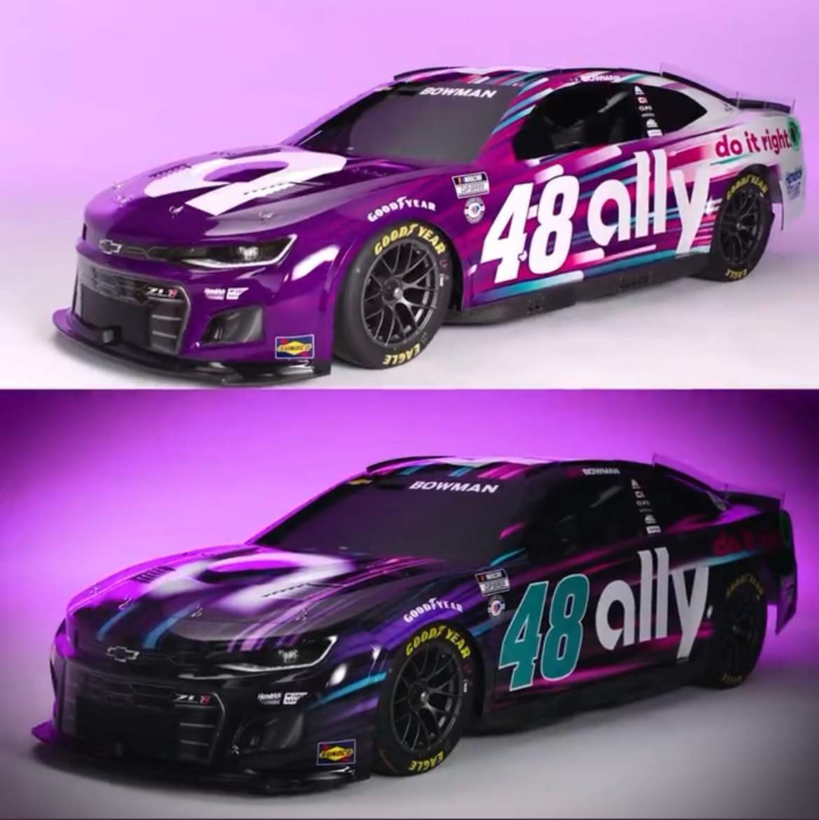 Alex Bowman’s 2023 Ally Primary Paint Schemes Revealed NASCAR Amino