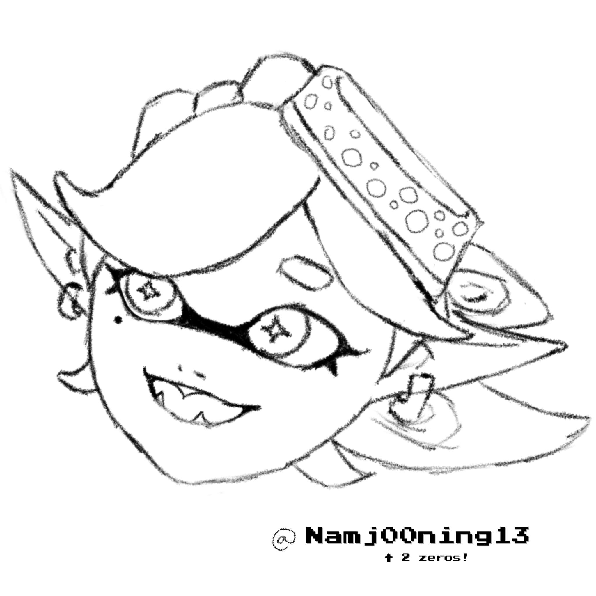 Marie Drawing (splatoon 3) 