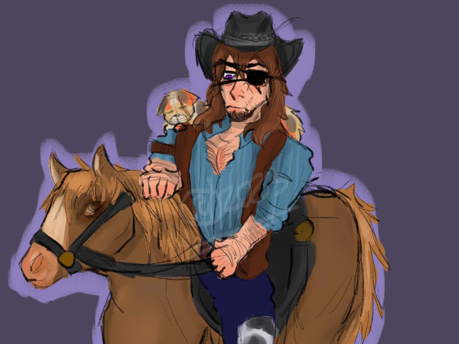 Art Of My Rdr2 Oc (spoiler Alert) 