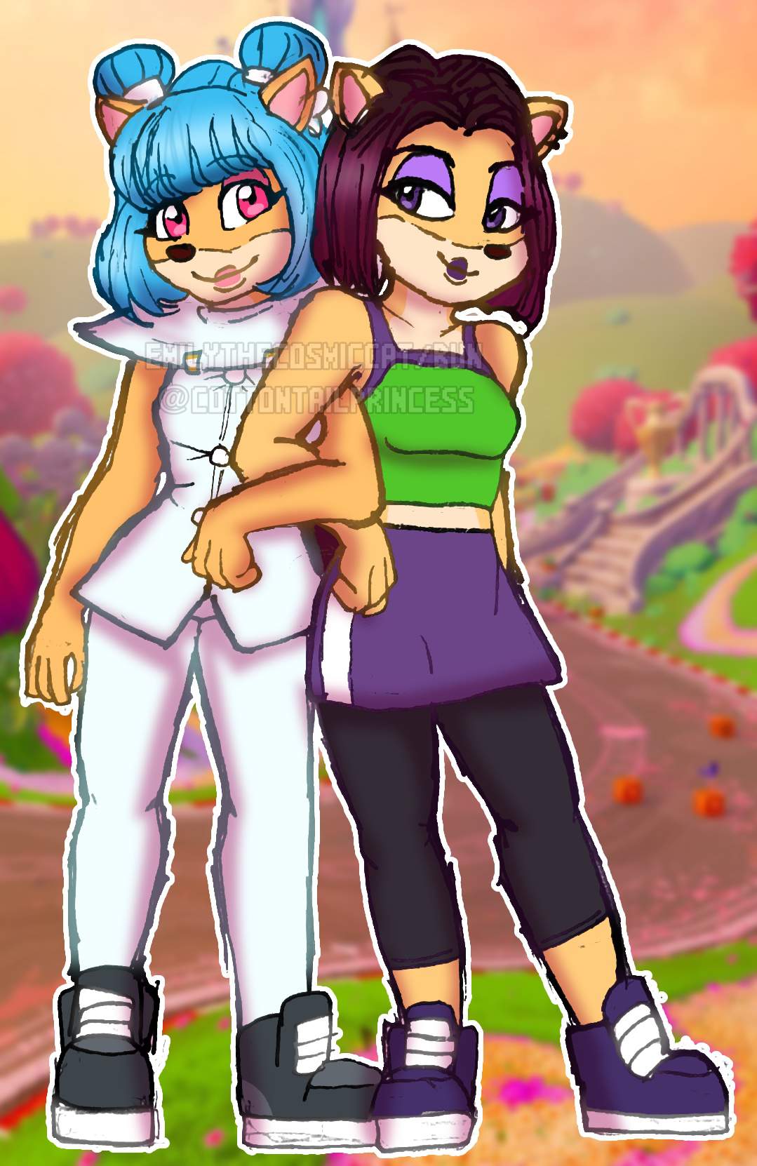 Megumi X Liz And Crunch X Ami Crash Bandicoot Amino Amino