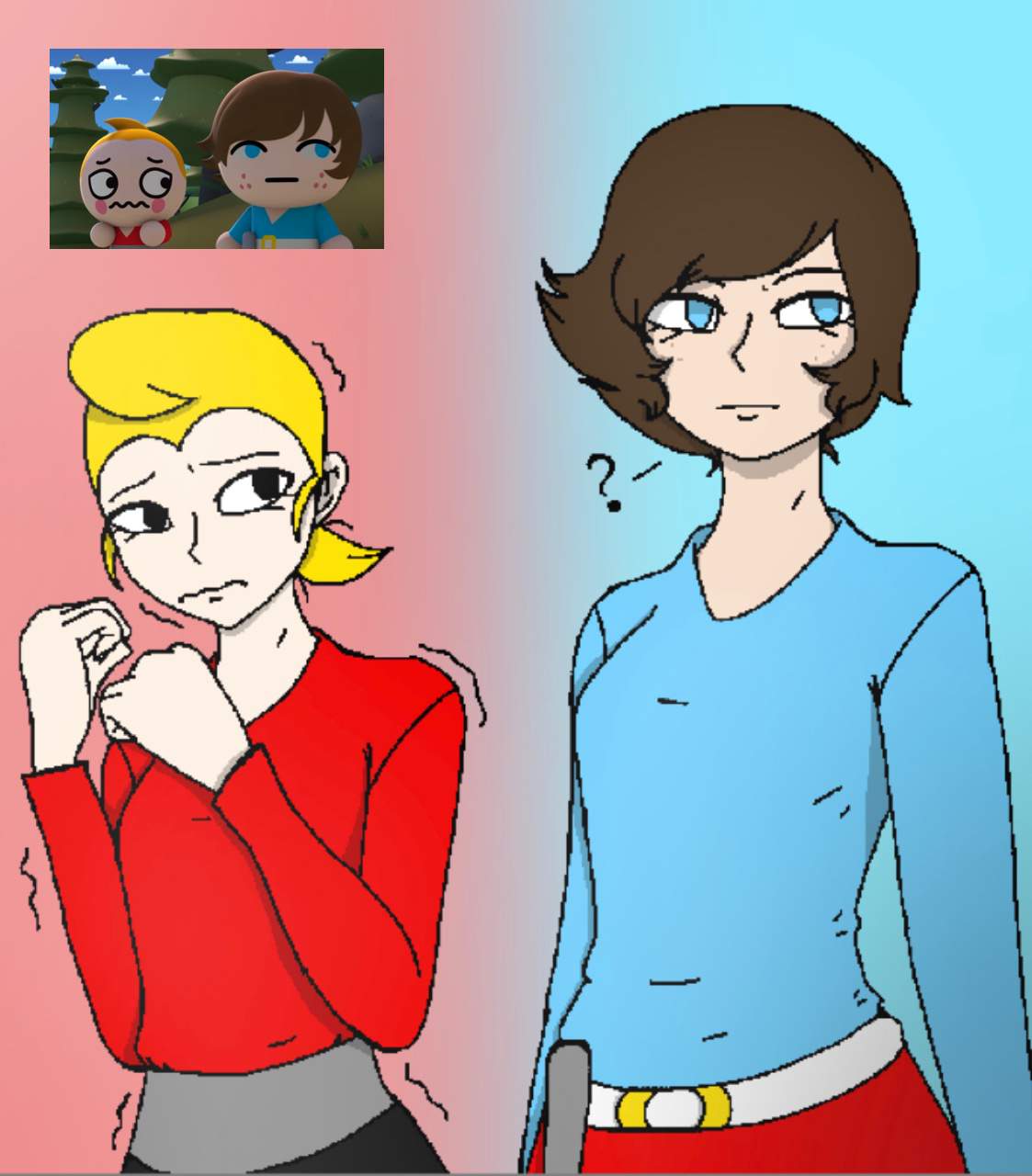 Dada And Dandy Swap Gender Au Pucca Amino