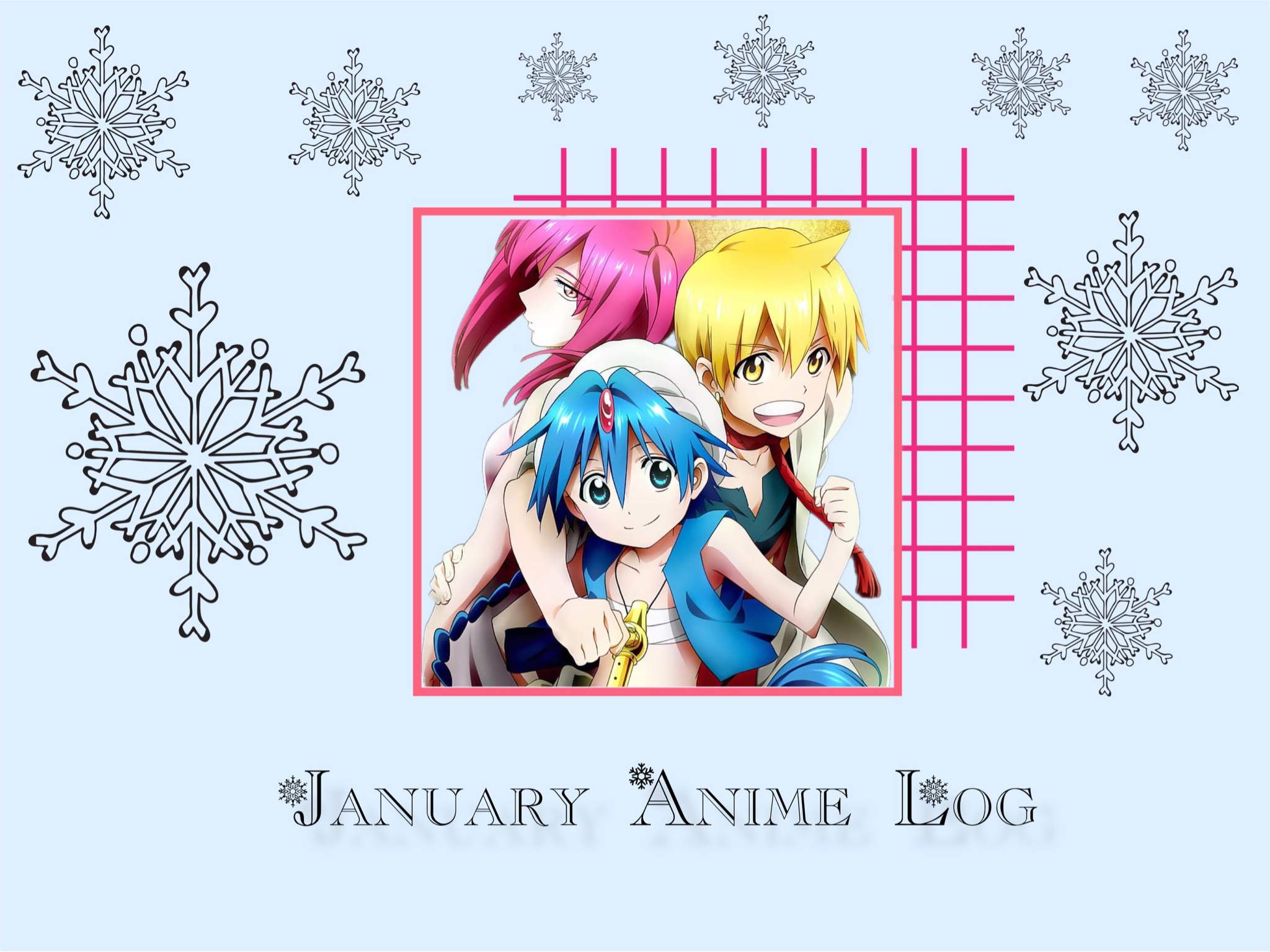 January Anime Log Anime Amino