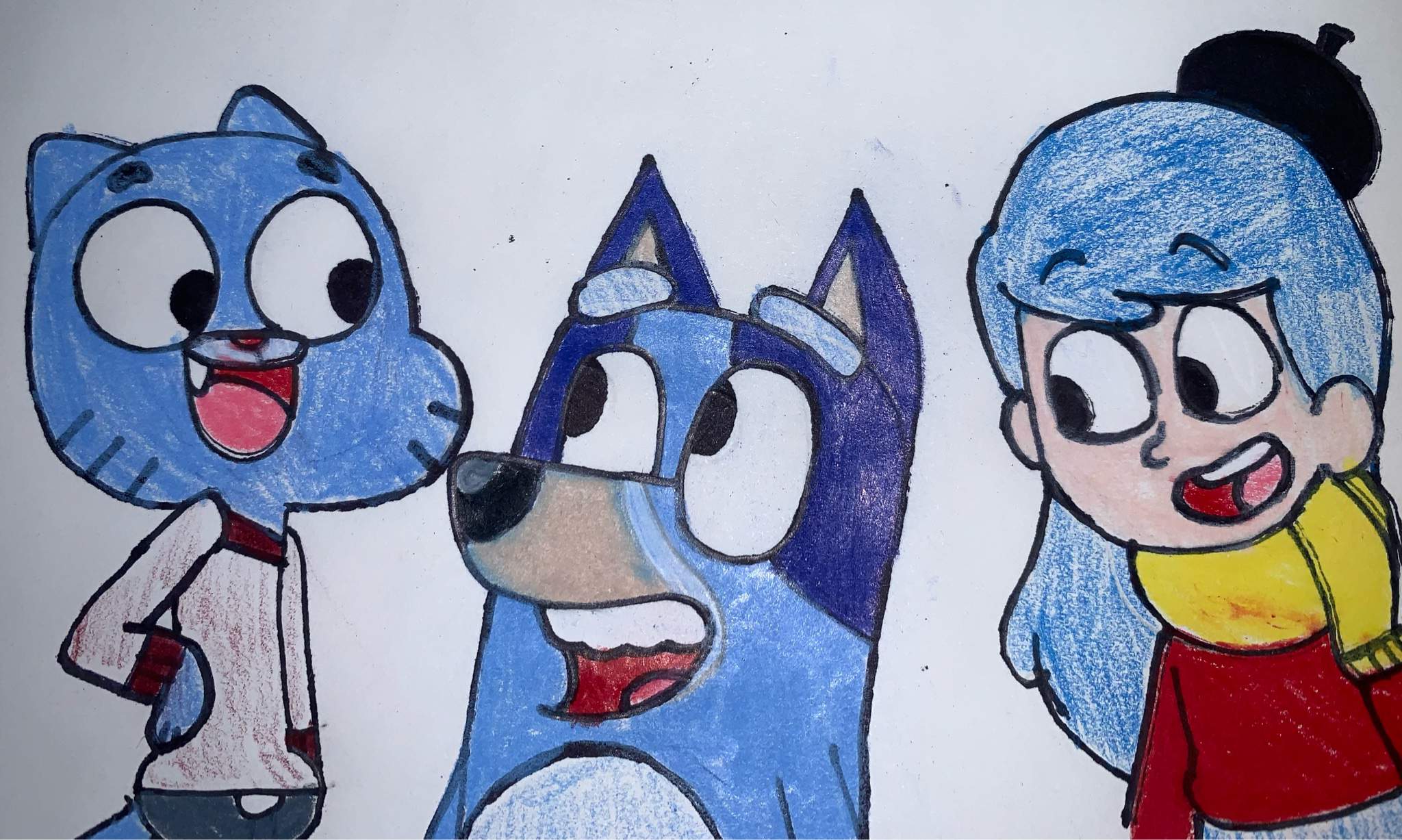 Gumball And Hilda Meet Bluey! | Cartoon Amino