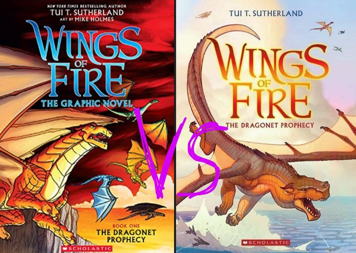 wings of fire books vs graphic novels