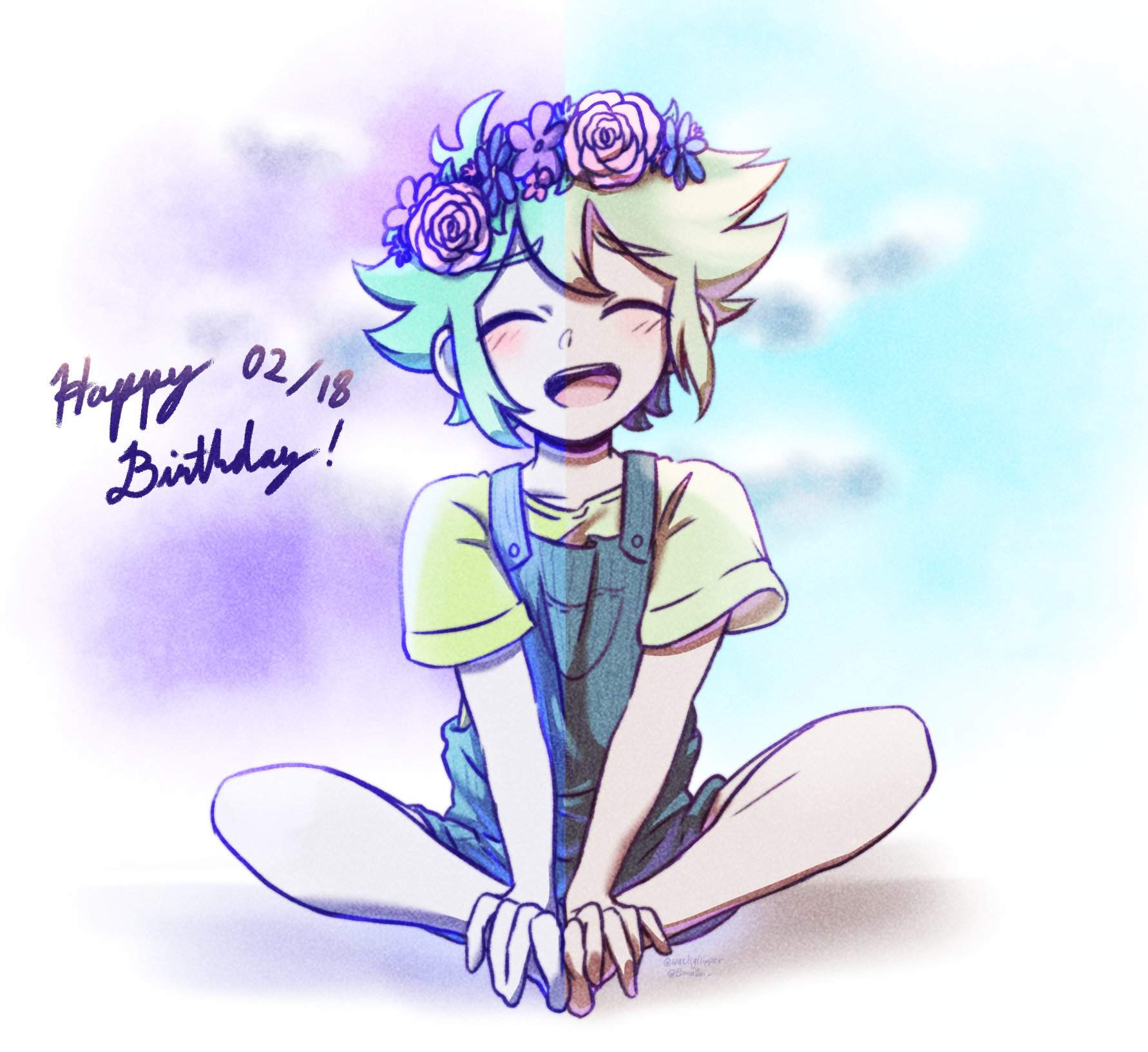 Happy B-b-b-birthday Bagelllll *airhorns* | OMORI⠀ Amino