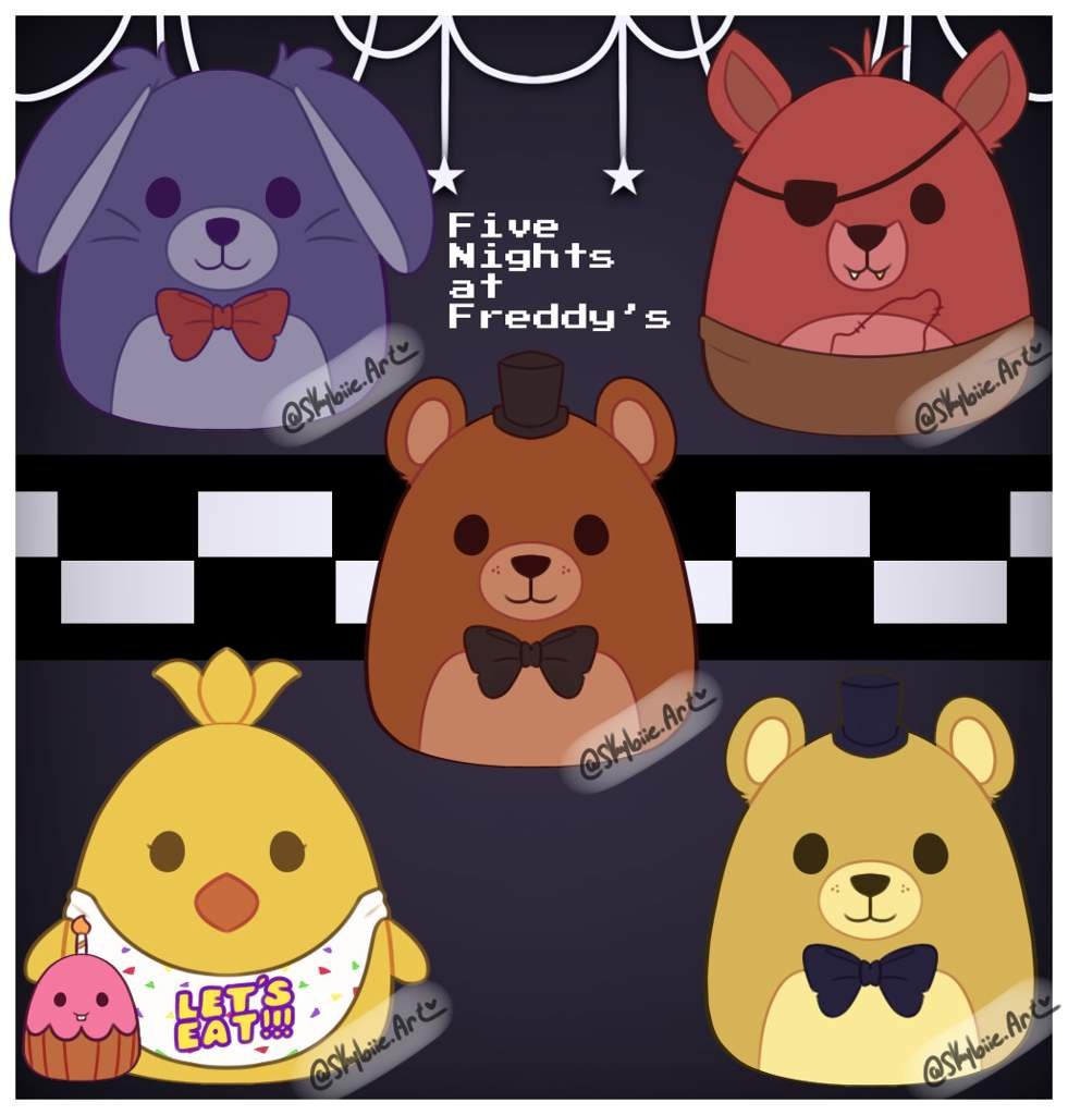 Fnaf 1 Squishmallows Five Nights At Freddy
