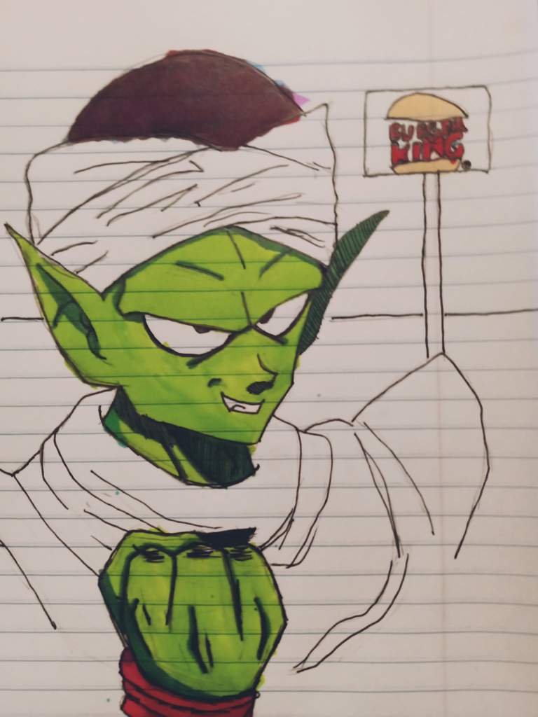 piccolo's visit to burger king DragonBallZ Amino
