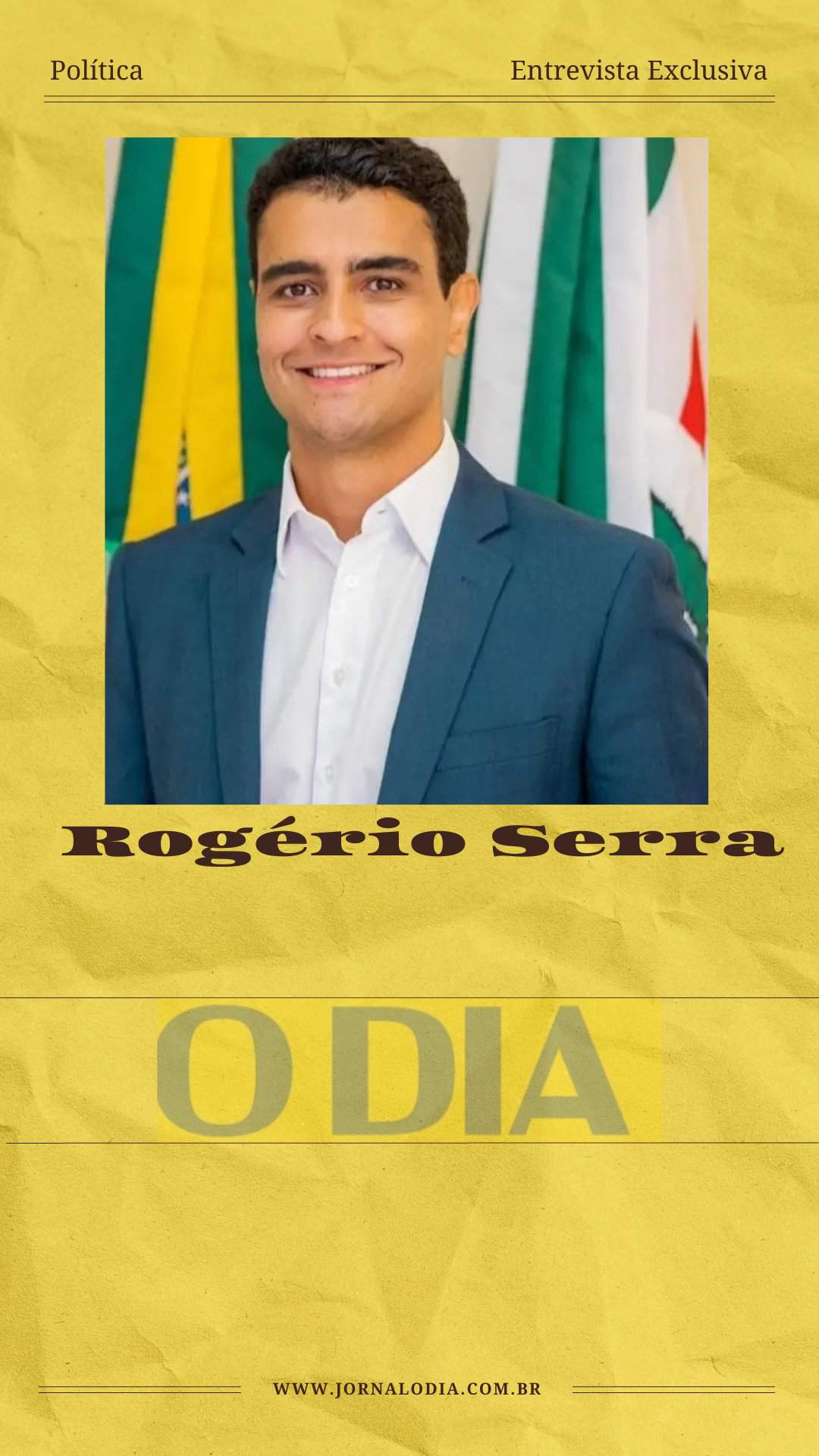 Entrevista Exclusiva Rog Rio Serra Wiki Corrida Eleitoral On Line