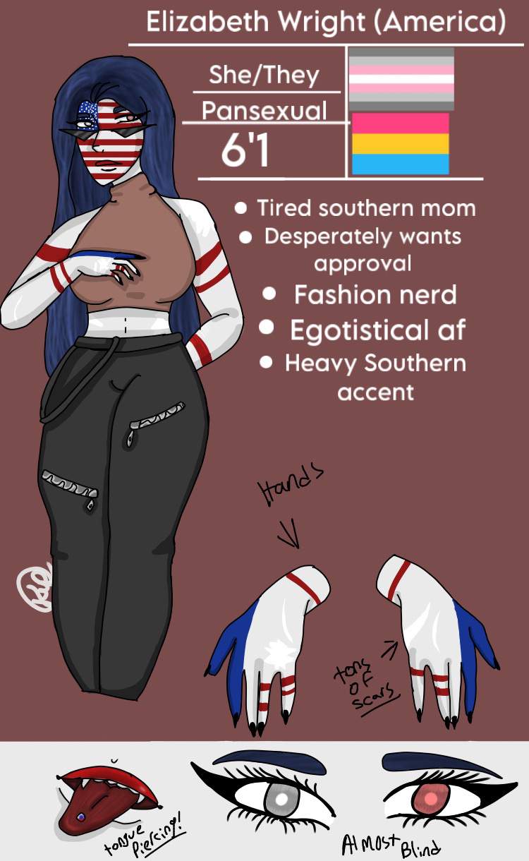 America Ref Sheet Part 1 •countryhumans Amino• Eng Amino 6831