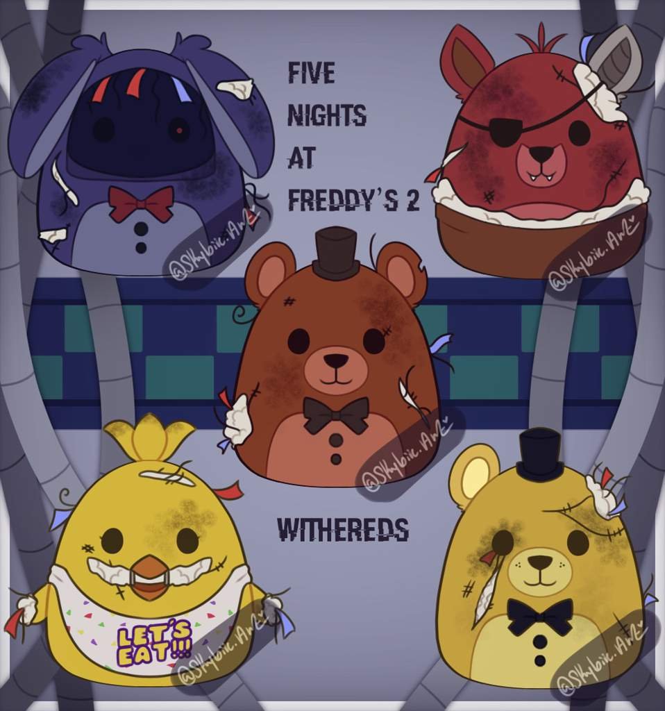 FNAF 2 Withereds Squishmallowified! ⚙️ Five Nights At Freddy