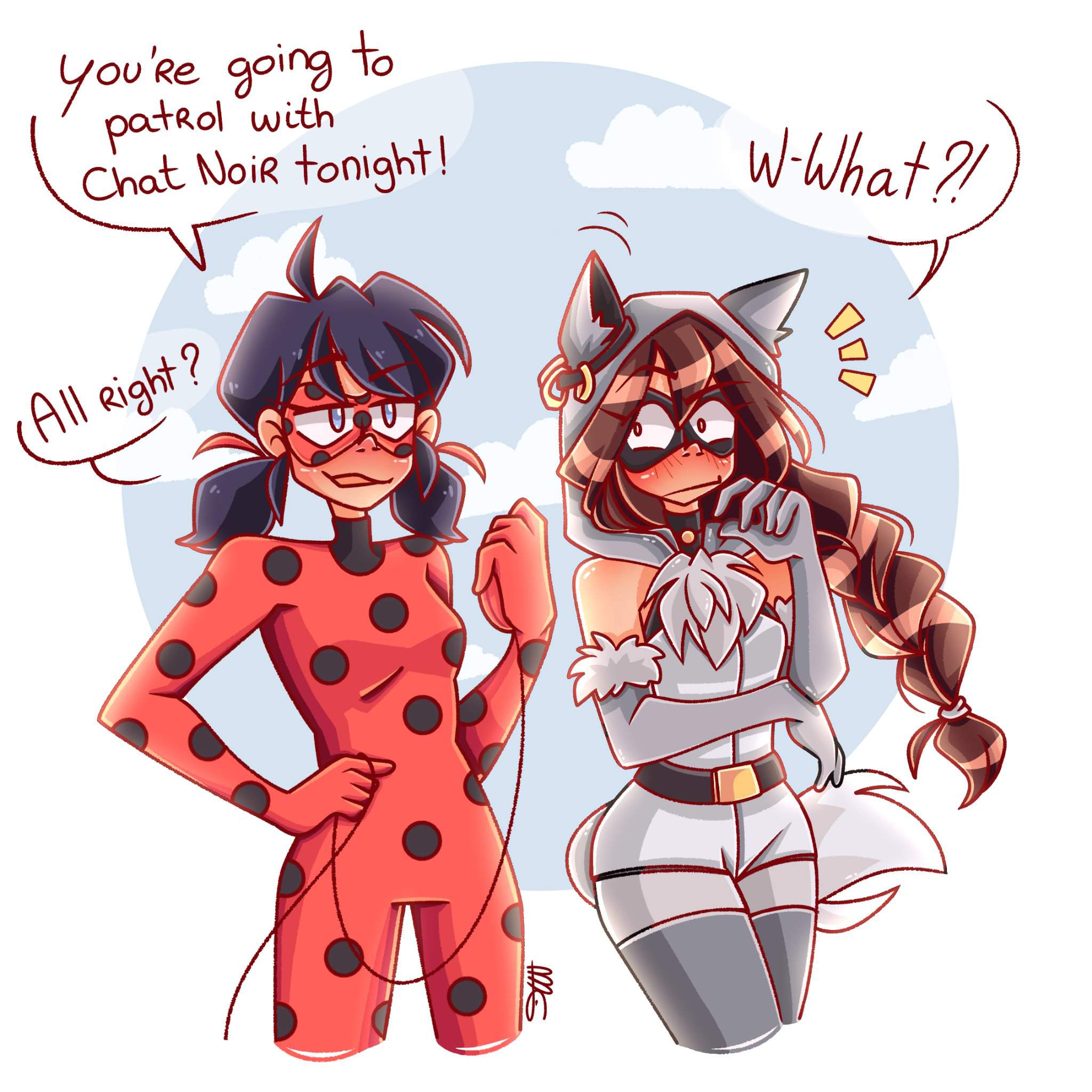 Ladybug And Silverwolf Oc Miraculous Miraculous Amino 