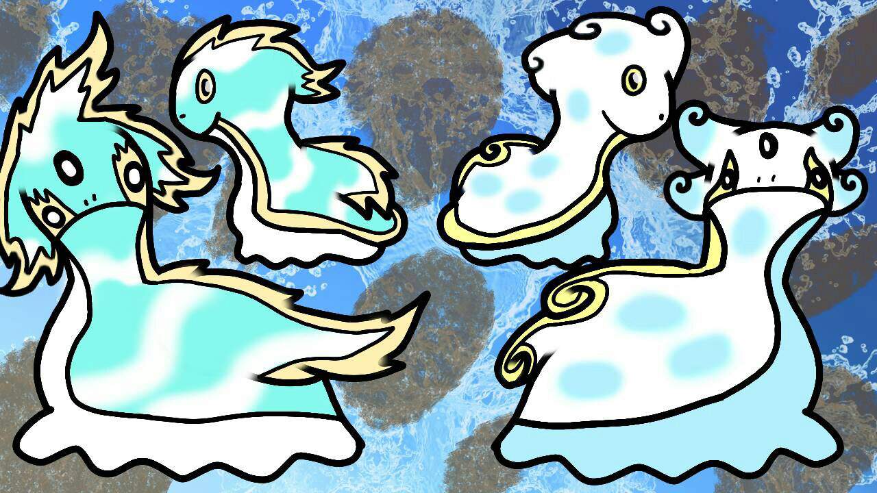 North and South Form Shellos and Gastrodon Pokémon Amino