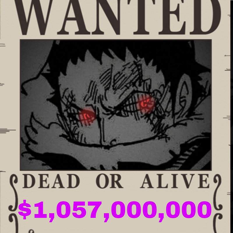 Made Edit Katakuri Charlotte Wanted Poster Made Picsart One Piece