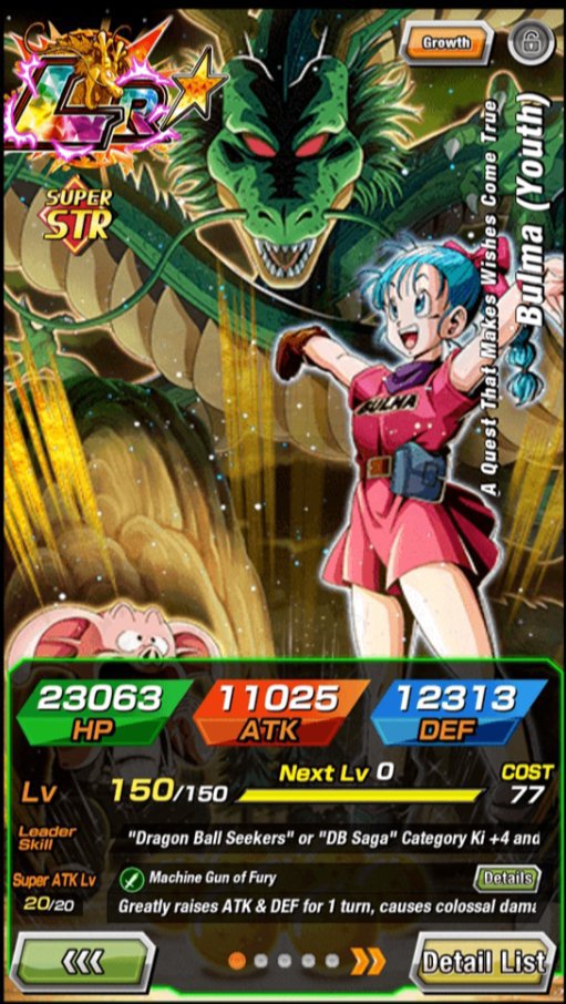 GOLDEN WEEK LR BULMA DETAILS!! Dokkan Battle Amino