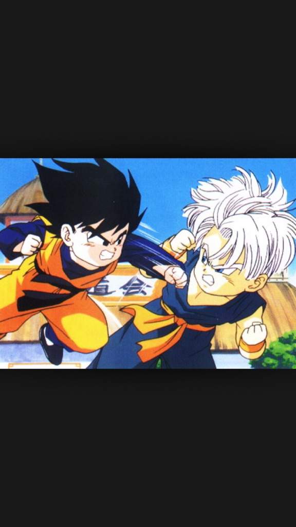 Trunks V.S Goten Anime Amino