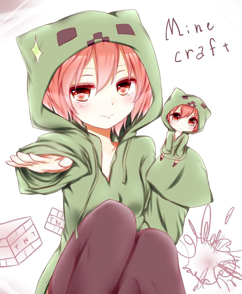 Anime Creeper Fan Art | Wiki | Minecraft Amino