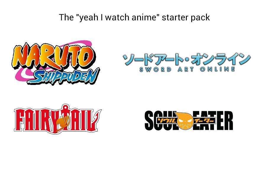 Anime Starter Pack Anime Amino