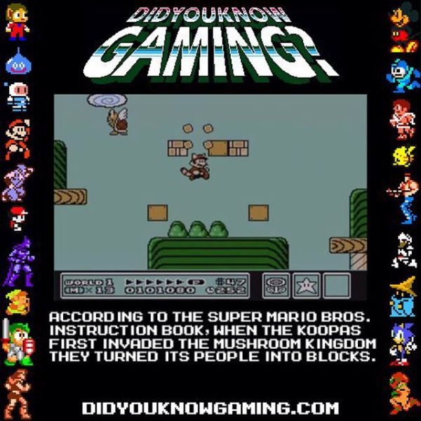 Did You Know Gaming Mario Video Games Amino - anyone wants marioroblox games nintendo switch amino