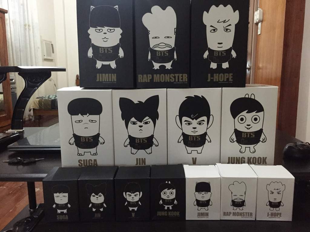 bts hiphop monster figure