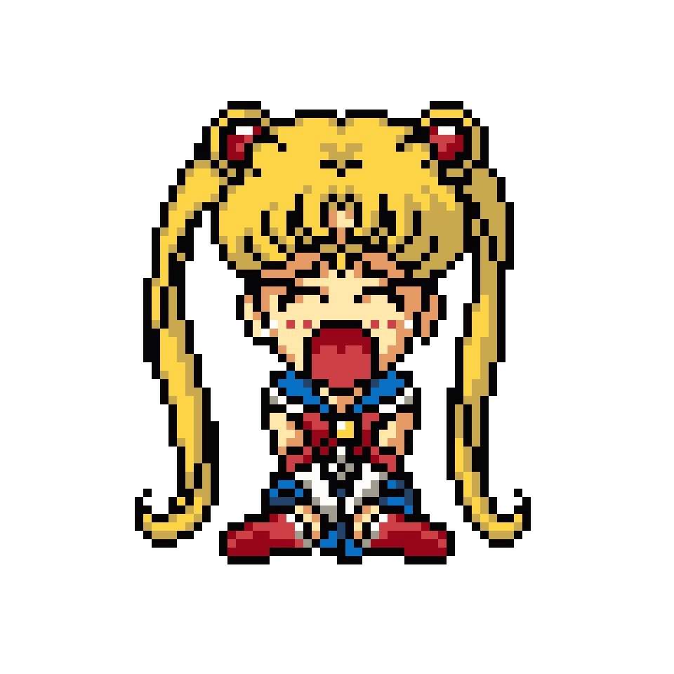 Sailor Moon пиксель арт