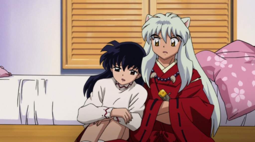 InuYasha vows to protect Kagome with his life, and they almost kiss passion...