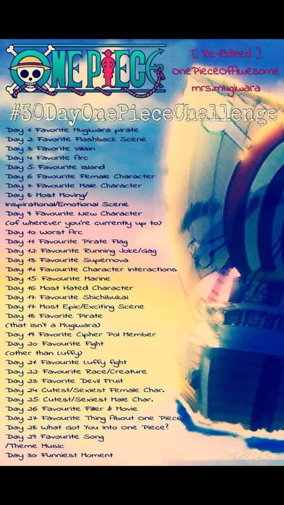 Day 2 30 Day One Piece Challenge Anime Amino