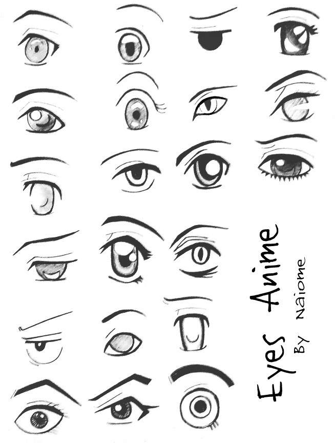 Left Eye Anime Male Coloring Pages