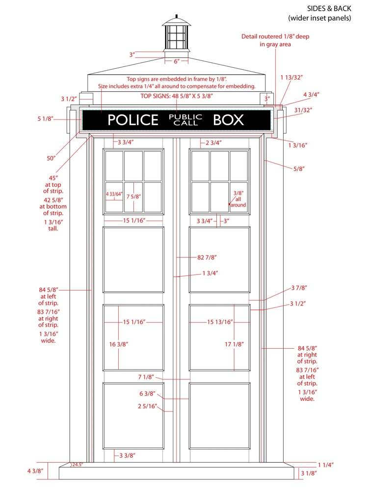 Чертеж на английском. Чертеж будки Тардис. Тардис Размеры. Тардис схема. Тардис чертеж с размерами.
