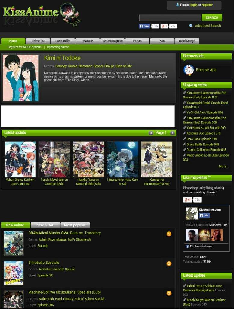 anime websites free