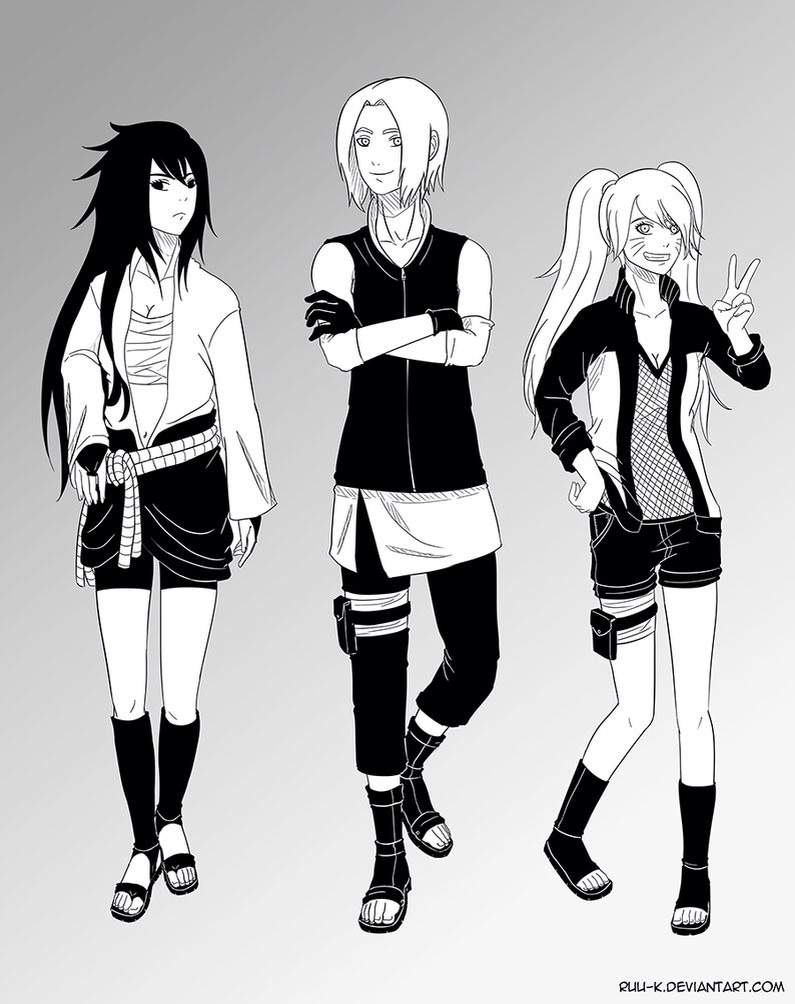 Obsessed With Sasuke And Naruto Genderbend Anime Amino