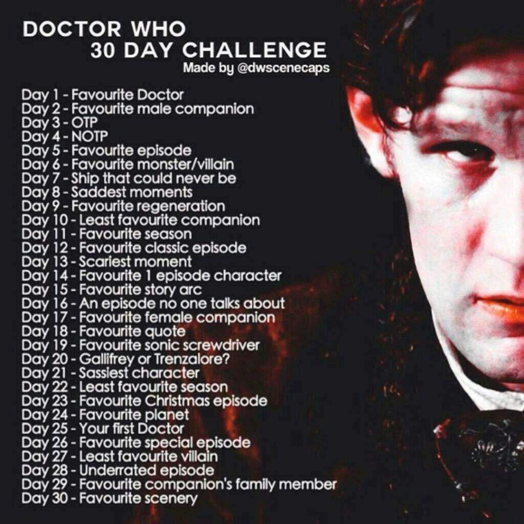 Doctor Who 30 Day Challenge Yes Please Doctor Who Amino