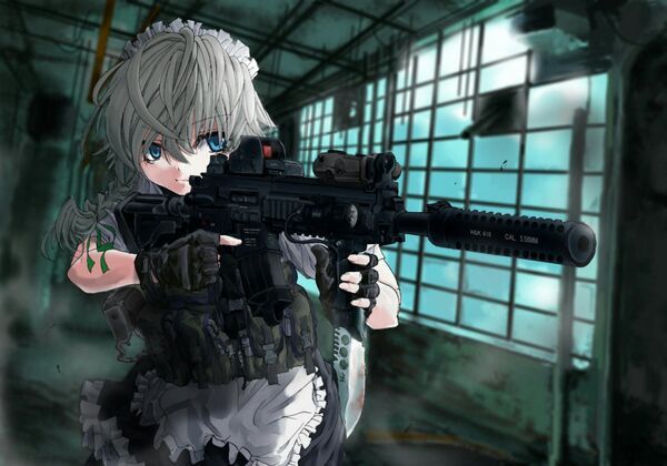 Lolis with guns | Anime Amino