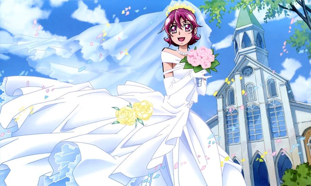 precure wedding figure